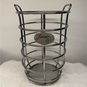 FIESTA Fiestaware Dancing Lady Chrome Kitchen Utensil Holder